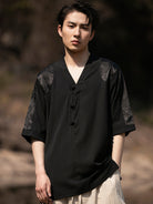 Elegant Chinese-Style Men’s Shirt Embrace Tradition with Style