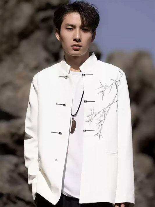 Chinese Style Tang Suit | Modern Chinese Jacket with Classic Frog Buttons
