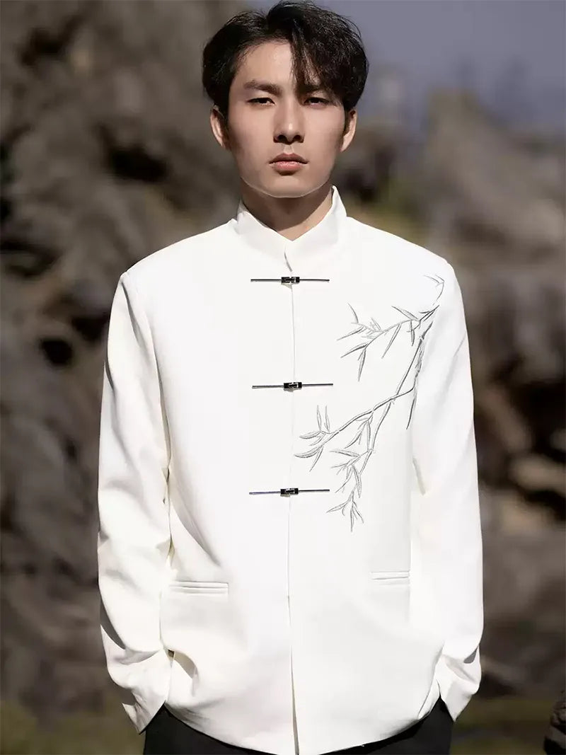 Chinese Style Tang Suit | Modern Chinese Jacket with Classic Frog Buttons