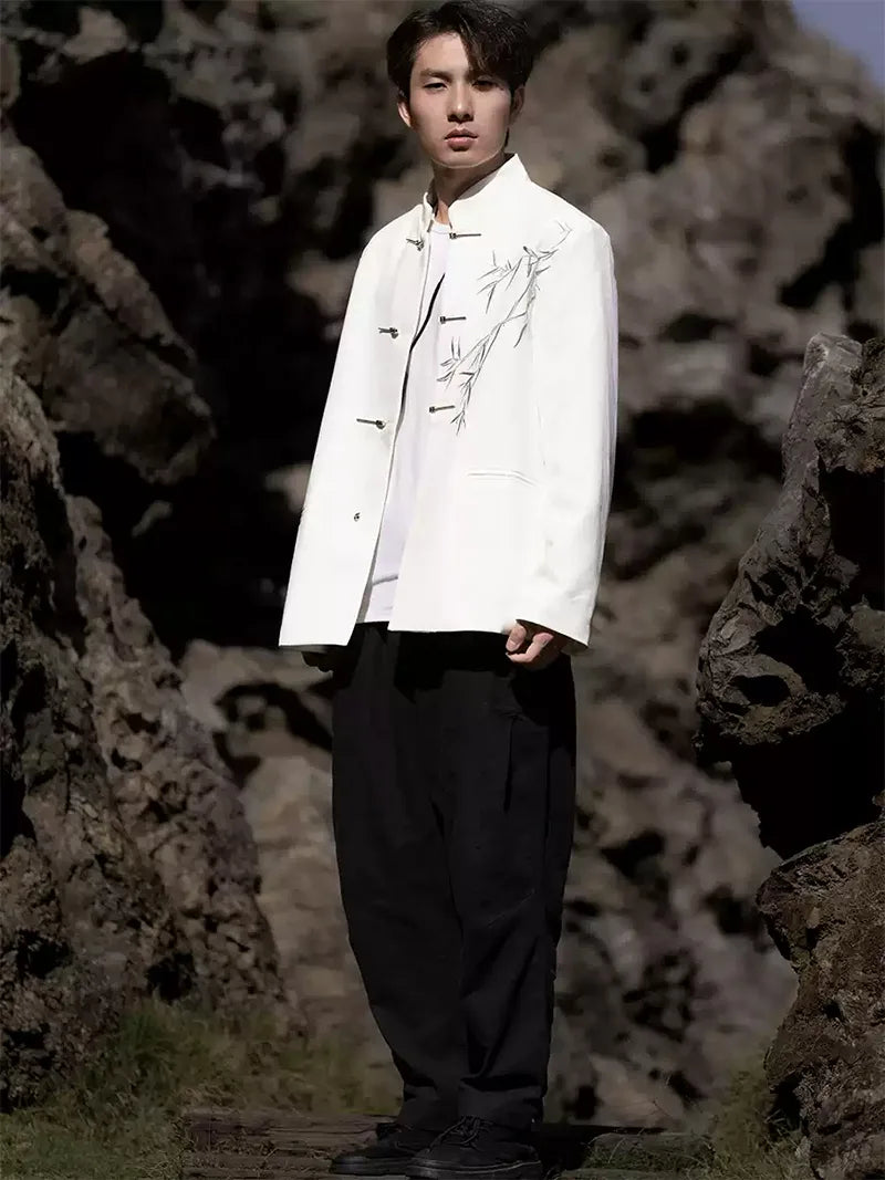 Chinese Style Tang Suit | Modern Chinese Jacket with Classic Frog Buttons