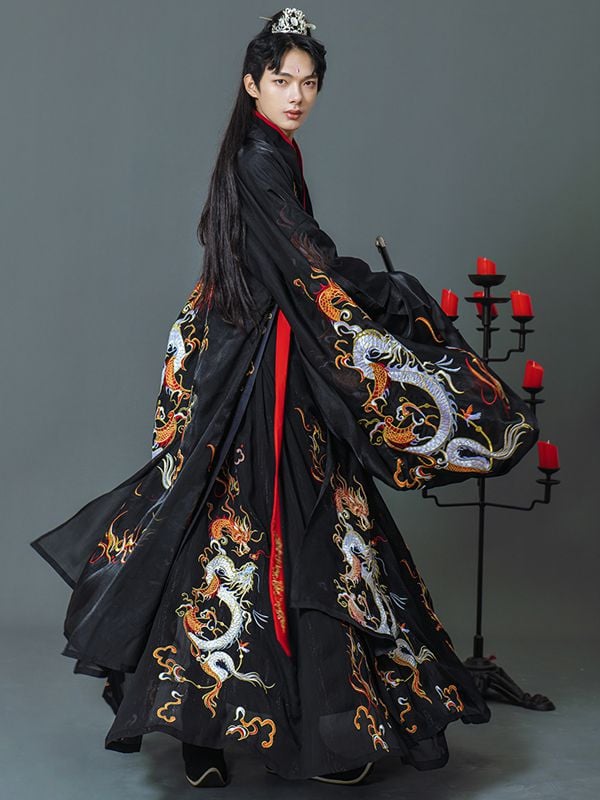 Fashion Hanfu Chinese Traditional Clothes for Male