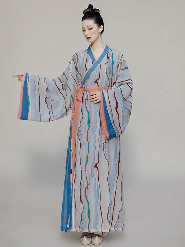 Ancient Straight Hanfu Chinese Traditional Dress Women Men
