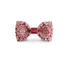 Red Bow Ties with Traditional Chinese Motif