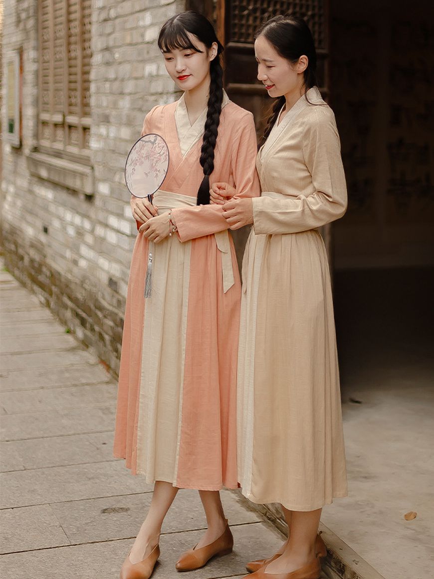 Cotton Linen Women Summer Dress