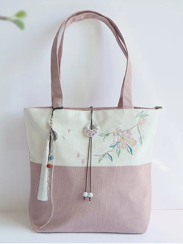 Chinese Style Embroidery Cross Shoulder Bag Women
