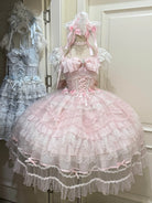 Eternal Vow - Wedding Lolita JSK, Detachable Overlay