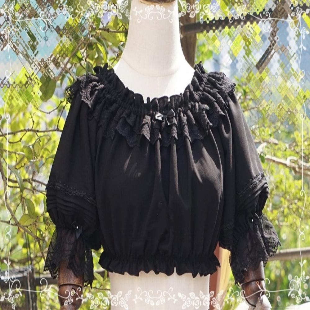 Retro Summer Chiffon Lolita Shirt