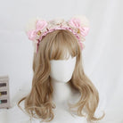 Xiaogui - Sweet Lolita KC With Bear Ear and Removable Bell