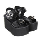 Black And White Platform Sweet Lolita Sandals