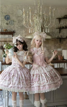 Sleeping Beauty - Doll-like Lolita Printed JSK Dress, Cotton Lining Vest Set