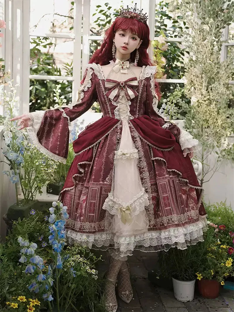 Dress Palace Lolita Girls | Elegant Baroque Princess Lolita Dress