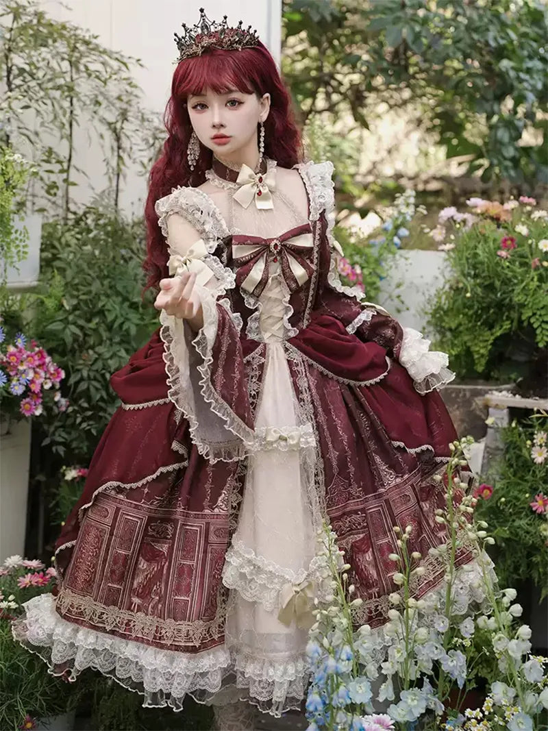 Dress Palace Lolita Girls | Elegant Baroque Princess Lolita Dress