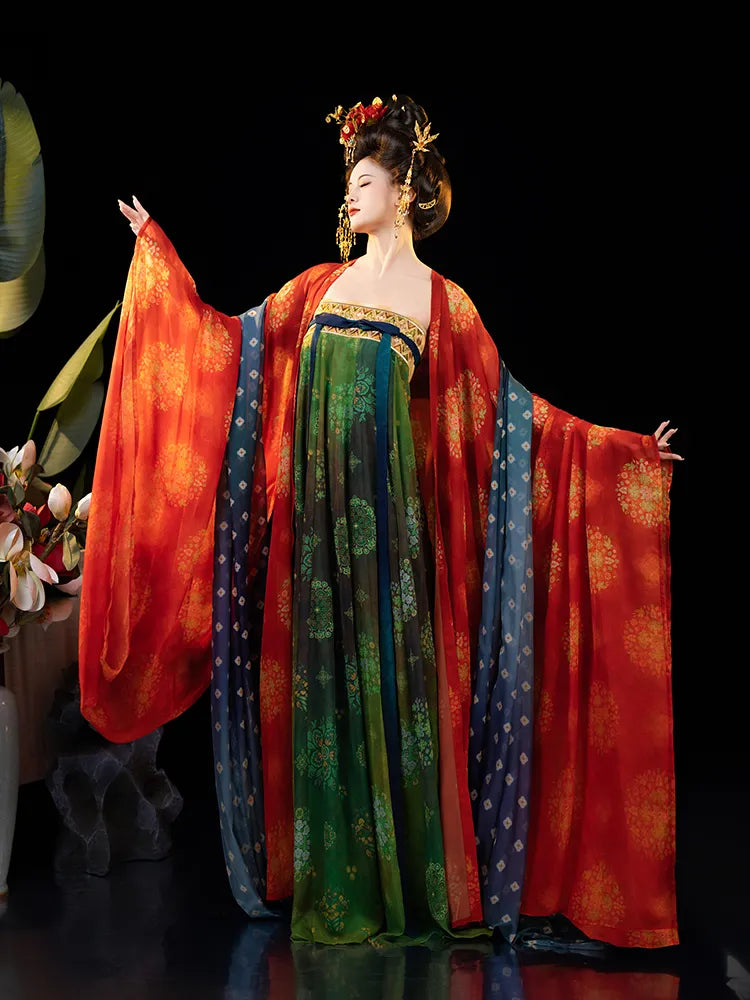 Dunhuang Style Hanfu Dress Tang Ruqun Set