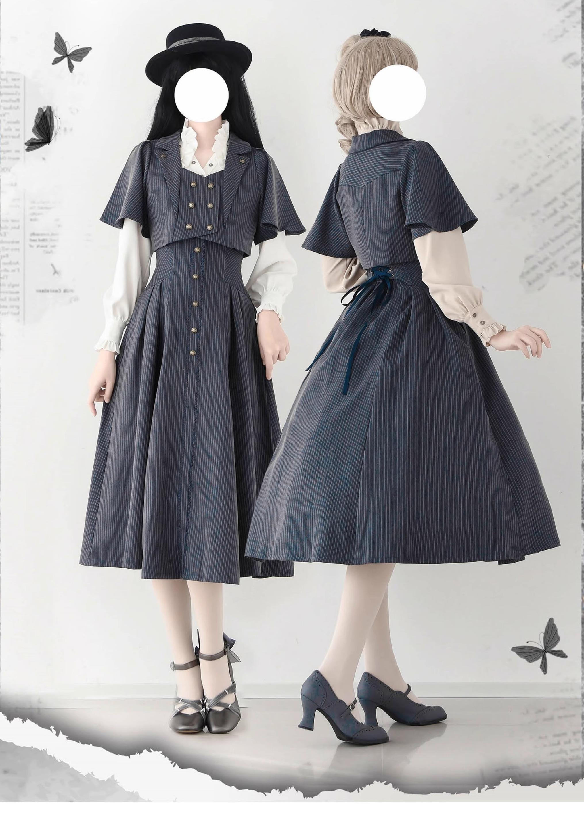 Forest Stationery - Classic Lolita SK Suit With Shirt And Coat