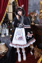 Black [Little Red Riding Hood] Ruffle Bowknot Sweet Lolita Jsk Dress
