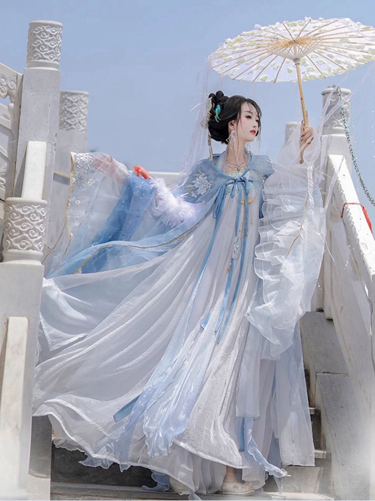 Ethereal Chinese Costume Tang Dynasty Fairy Hanfu Dress