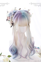 Multicolor Gradient Long Curly Sweet Lolita Wigs