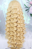 Blonde Wispy Bangs Long Ringlets Sweet Lolita Wig