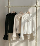 With PUJI - Frostfall - Winter Sweet Lolita Inner Wear, Layered Lace