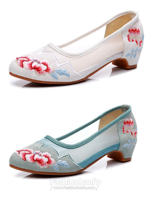 Fashion Hanfu Embroidered Shoes Women’s Cheongsam Shoes