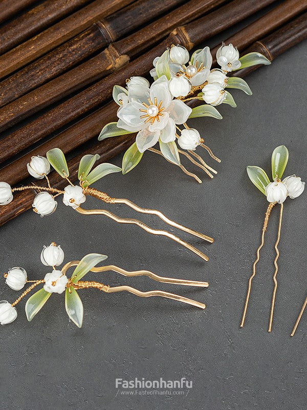 Fresh Hairpins Han Chinese Hair Clips Antique Jewelry Hair Accessories