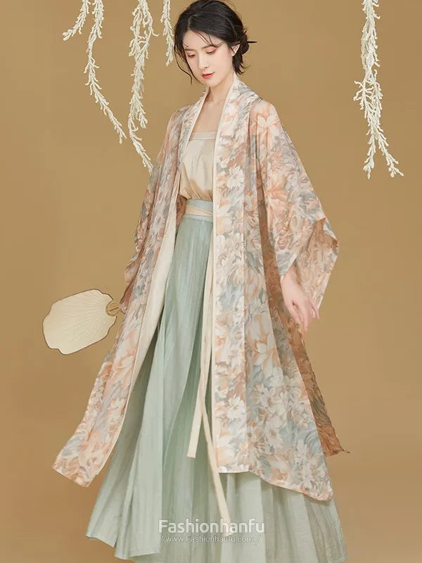 Fashion Hanfu Chinese Modern Hanfu Dress Song Dynasty Improved Hanfu Female