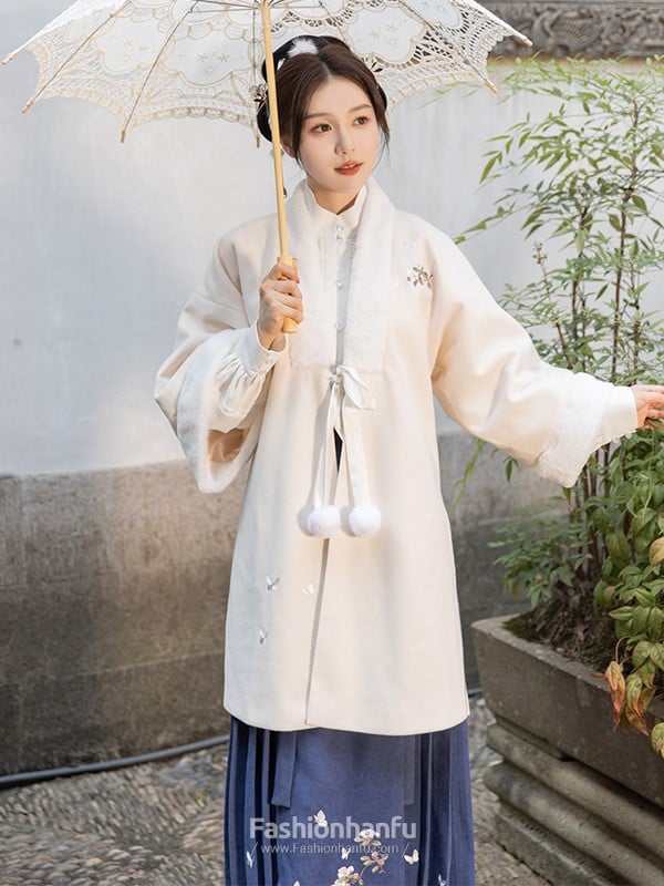 Fashion Hanfu Chinese Modern Hanfu Dress Female Winter