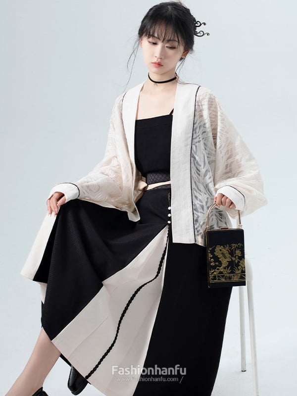 Modern Chinese Hanfu Dress Song Dynasty Improved Daily Commuter Dress