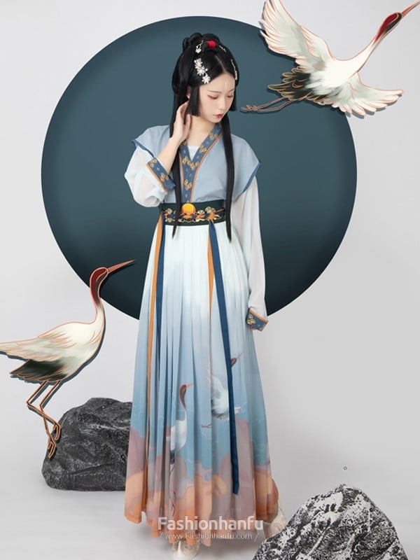 Fashion Hanfu Chinese Tang Style Hanfu Dress Cosplay