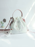 Antique Floral Embroidered Handbag Hanfu Messenger Bag