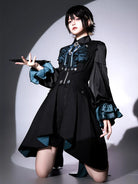 Ruffled Gothic Lolita Dresses featuring dark colors, lace accents and classic Lolita silhouettes