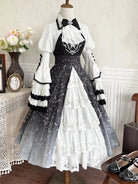 My Gothic Princess Dress featuring dark punk Lolita design with elegant lace, ruffles, and vintage gothic charm.