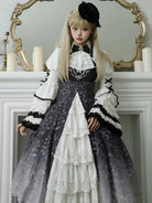 My Gothic Princess Dress featuring dark punk Lolita design with elegant lace, ruffles, and vintage gothic charm.