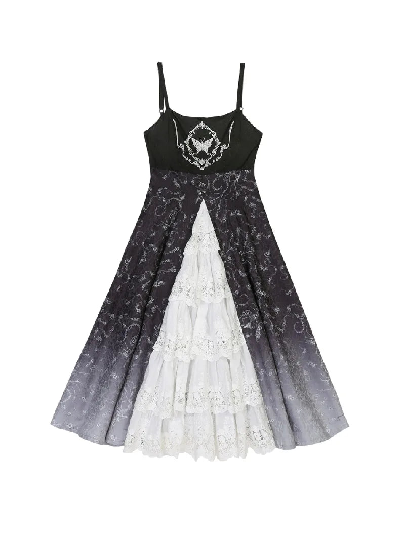 My Gothic Princess Dress featuring dark punk Lolita design with elegant lace, ruffles, and vintage gothic charm.