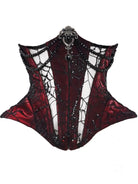 Elegant Gothiclolita velvet corset dress with noble style, perfect for Christmas and winter events