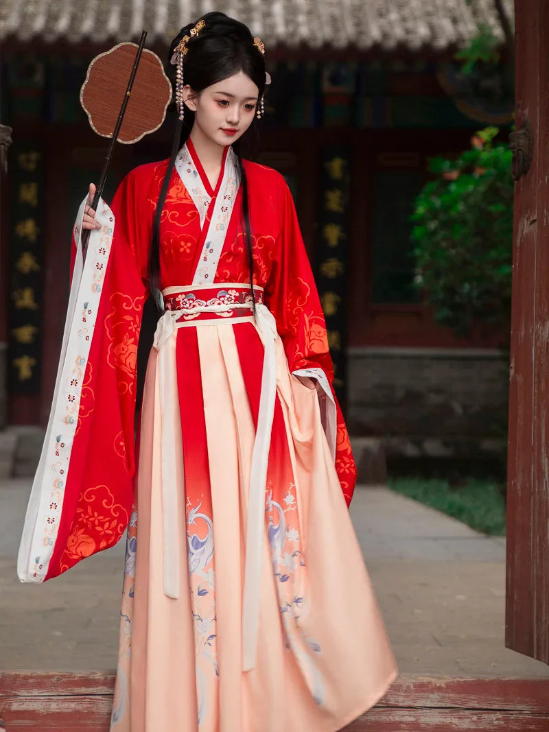 Green Hanfu Dress | Beautiful Flowing Ancient Chinese Gown