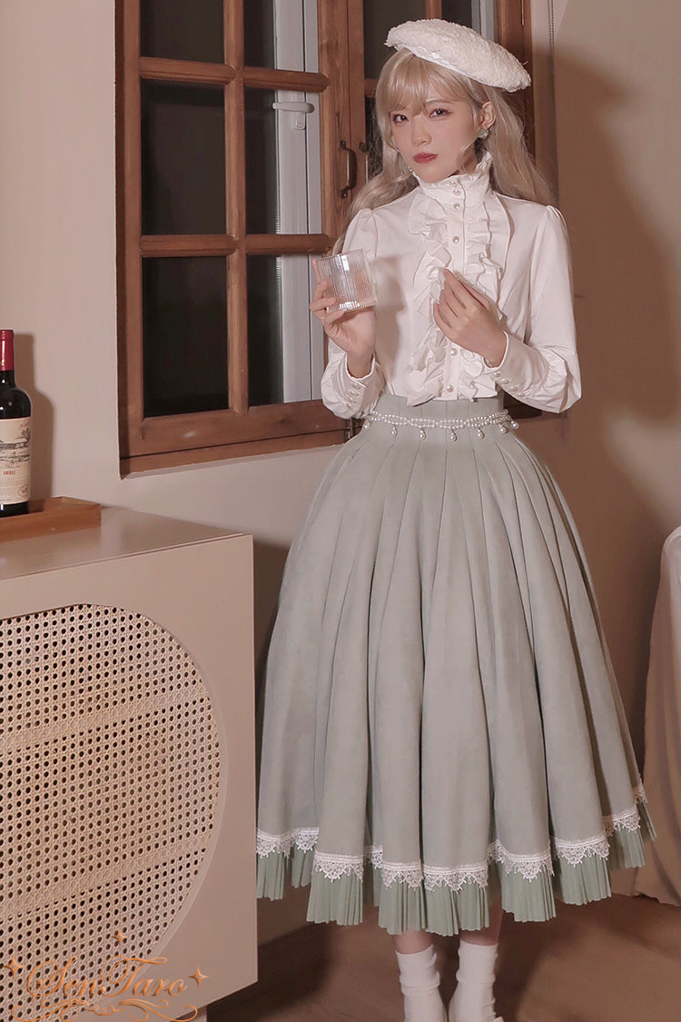 Canneles Elegant Classic High Waist Lolita Skirt