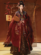 Elegant Han Dynasty Hanfu with pleated skirt, refined design and classical Chinese aesthetic for shows and ceremonies