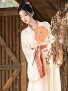 Elegant Hanfu China outfit with flowing skirt and traditional Chinese design for women