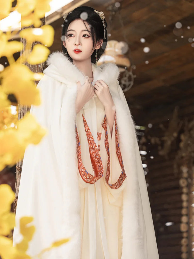 Elegant Hanfu China outfit with flowing skirt and traditional Chinese design for women