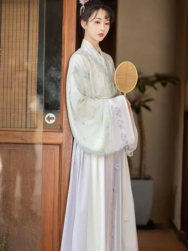 Chinese Traditional Hanfu Costume Ancient Dress 3 Piece Sets
