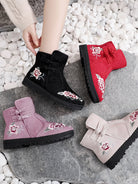 Hanfu Embroidered Winter Boots for Women