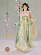 Ancient Chinese Dress for Women – Pastel Embroidered Modern Hanfu Set