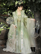 Hanfu for sale Song style set with heavy embroidery and elegant xiapei