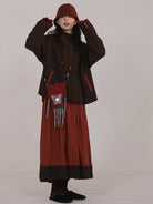 Ebony Reversible Modern Hanfu Jacket – Daily Wear Outfit for Women