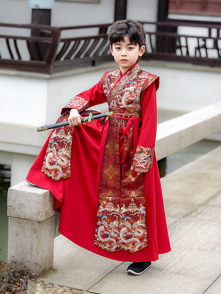 Chinese Stage Costume for Boys | Young Master Outfit