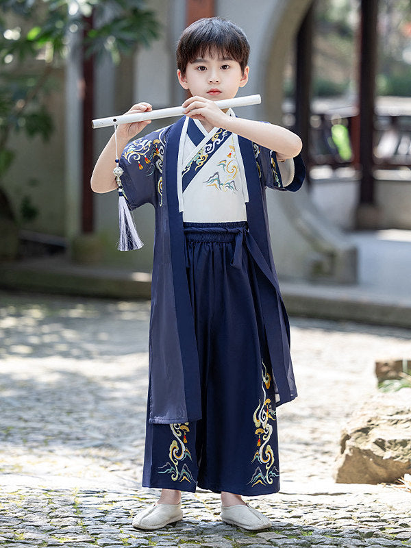 Kids Hanfu Chinese Costume for Boys | Traditional Outfit