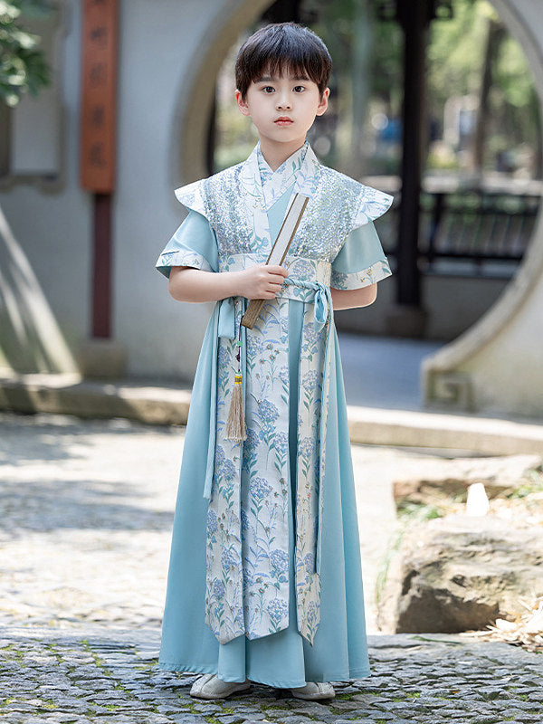 Kids Hanfu Set for Boys | Tang Style Chinese Outfit