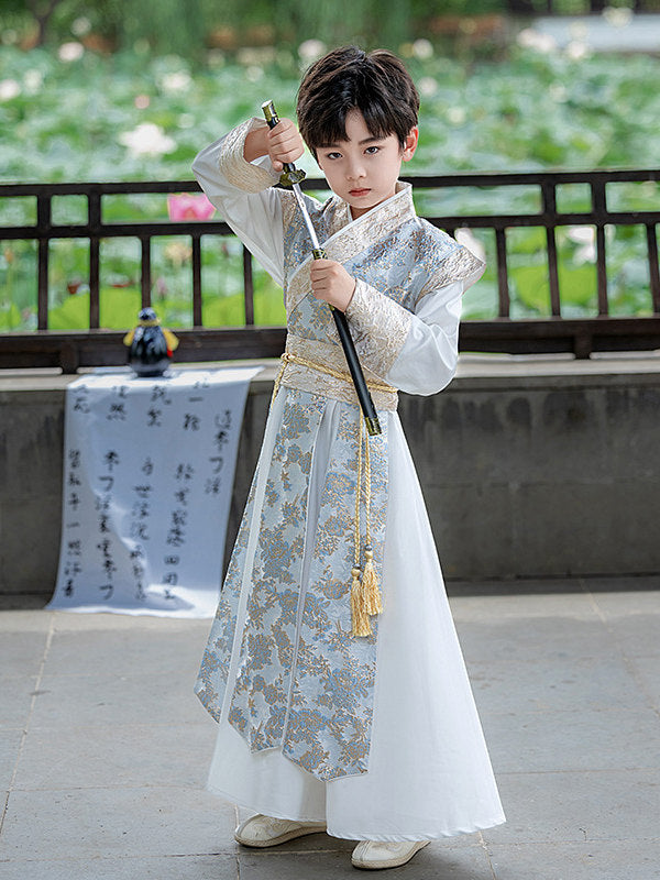Kids Hanfu Chinese Outfit for Boys | Tang Style Costume
