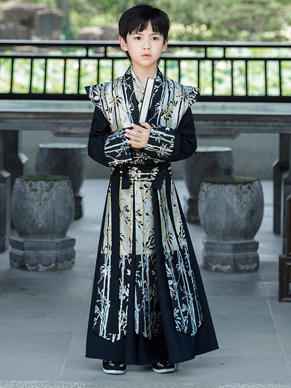 Black Hanfu for Boys – Traditional Chinese Style
